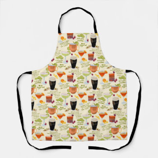 Cocktails and conversation apron