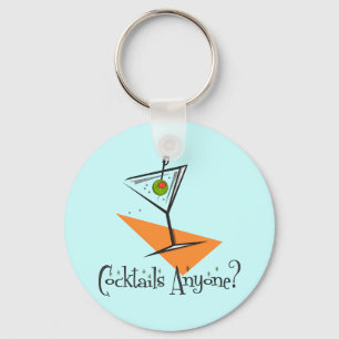 Cocktails Anyone? Keychain