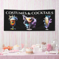 Cocktails booze magic smoke Halloween party
