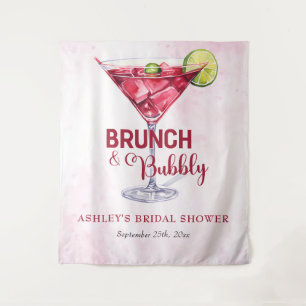 Cocktails Brunch & Bubbly Bridal Shower  Tapestry