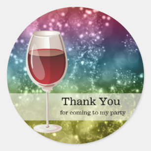 Cocktails Classic Round Sticker