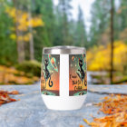 Cocktails de chat noir cosmique futuriste atomique