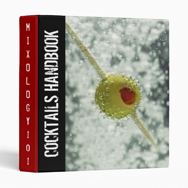 Cocktails Handbook Binder (Front/Spine)