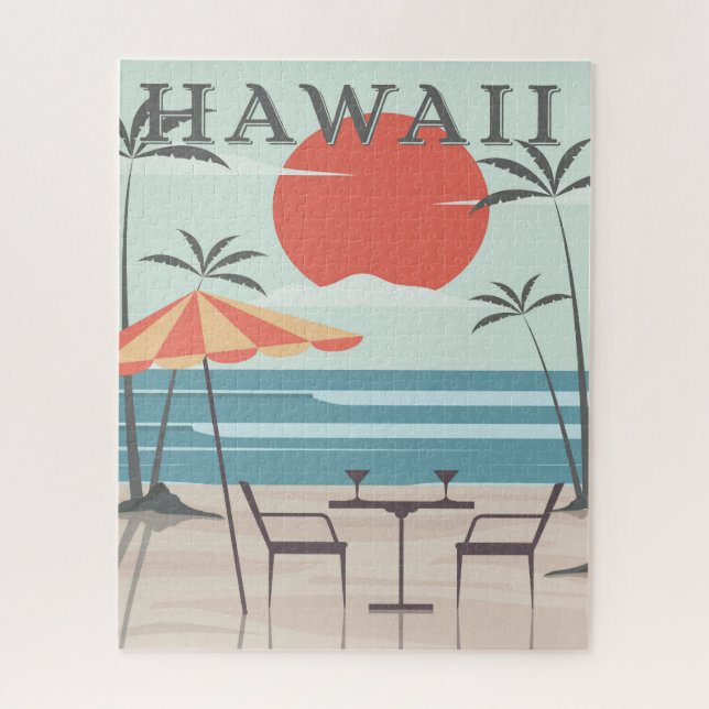 Cocktails in Hawaii Jigsaw Puzzle (Vertical)