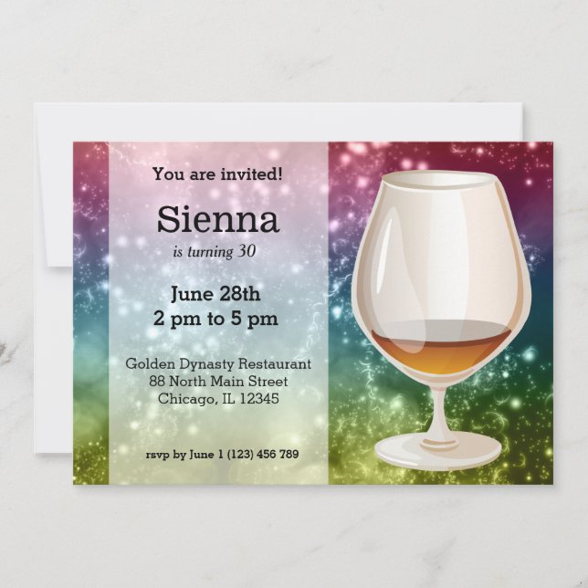 Cocktails Invitation (Front)