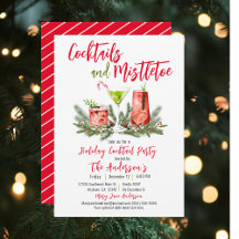 Cocktails & Mistletoe Festive Drinks Holiday Party