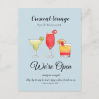 Cocktails Mixed drinks Bar reopening