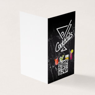 Cocktails   QR Code   Add Custom Business Card