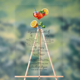 Cocktails Signature Mariage Italien Transparent