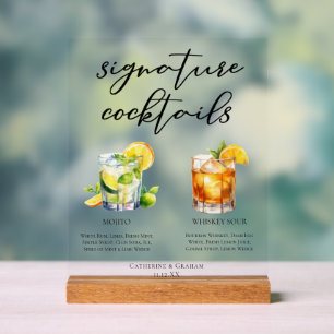 Cocktails Signature Soirée Mojito Whiskey Sour
