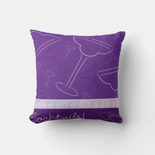 Cocktails! Throw Pillow