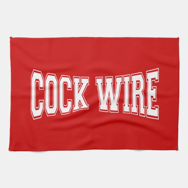 COCKWIRE KITCHEN TOWEL (Horizontal)