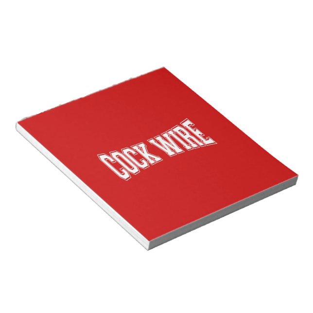 COCKWIRE NOTEPAD (Angled)