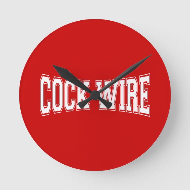 COCKWIRE ROUND CLOCK (Front)