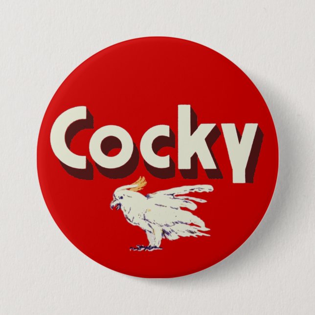 Cocky Button (Front)