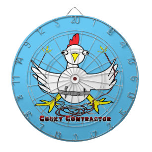 Cocky Contractor Dartboard