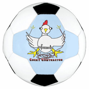Cocky Contractor Soccer Ball