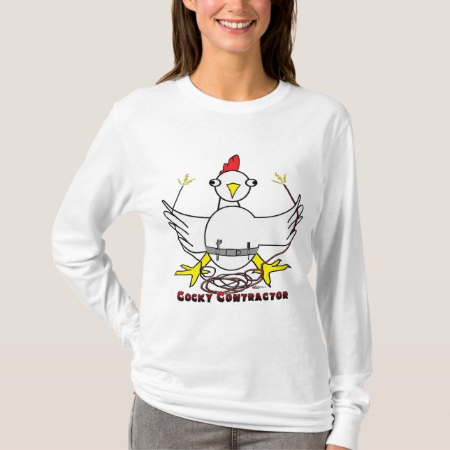Cocky Contractor T-Shirt (Front)