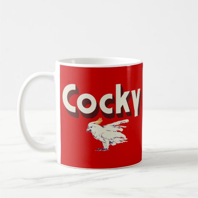 Cocky Mug Red (Classic) (Left)