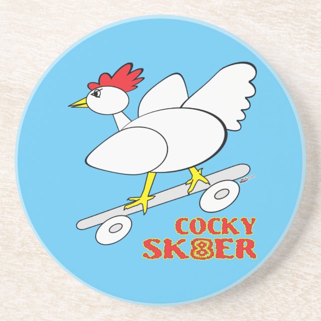 Cocky Skater Coaster (Front)