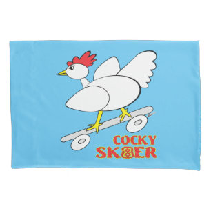 Cocky Skater Pillowcase