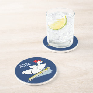 Cocky Surfer Coaster