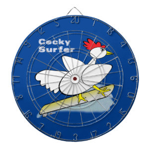 Cocky Surfer Dartboard