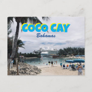 Coco Cay Bahamas Cruise Ship Travel Postcard