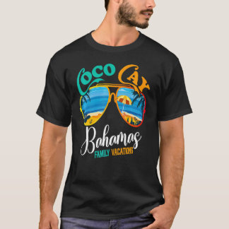 Coco Cay Bahamas Family Vacation Sunglasses Palm T T-Shirt
