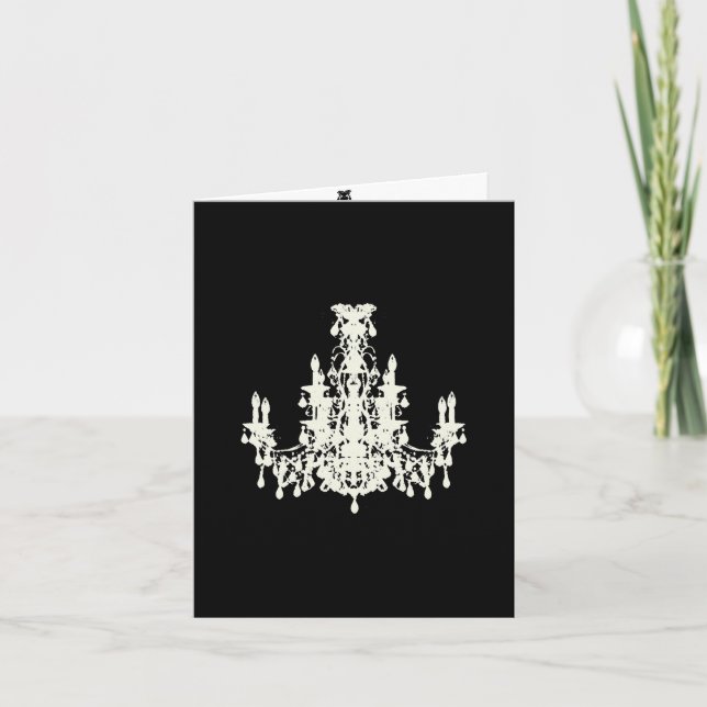 Coco Chandelier ~ Card / Invitations (Front)