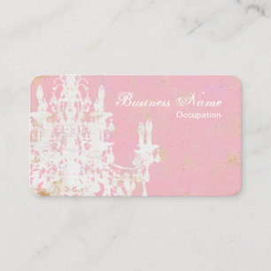 Coco Chandelier COLOR / PAPER / SIZE OPTIONS - Business Card