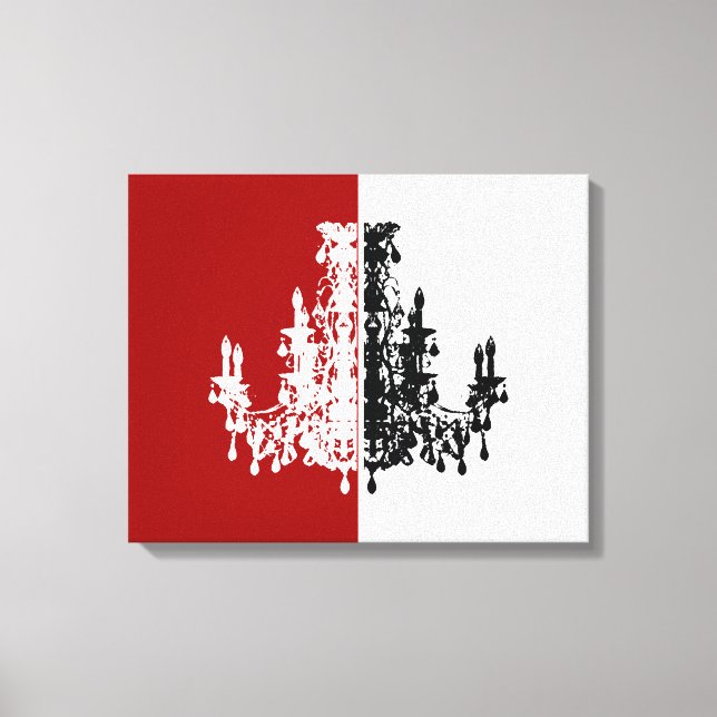 Coco Chandeliers ~ Wrapped Canvas .75" Thick (Front)