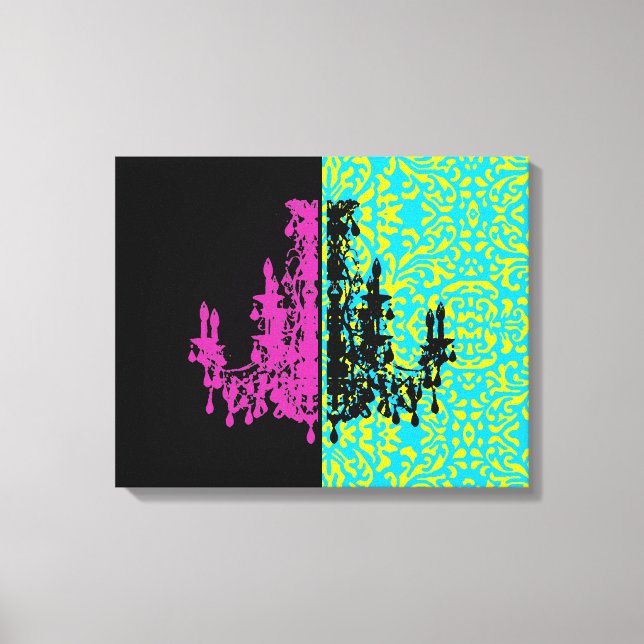 Coco Chandeliers ~ Wrapped Canvas .75" Thick (Front)