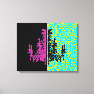 Coco Chandeliers ~ Wrapped Canvas .75" Thick
