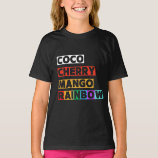 Coco Cherry Mango Rainbow Icy Kids  T-Shirt