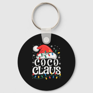 Coco Claus Funny Xmas Christmas Grandma Holiday St Keychain