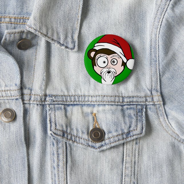 coco clause 2 inch round button (In Situ)