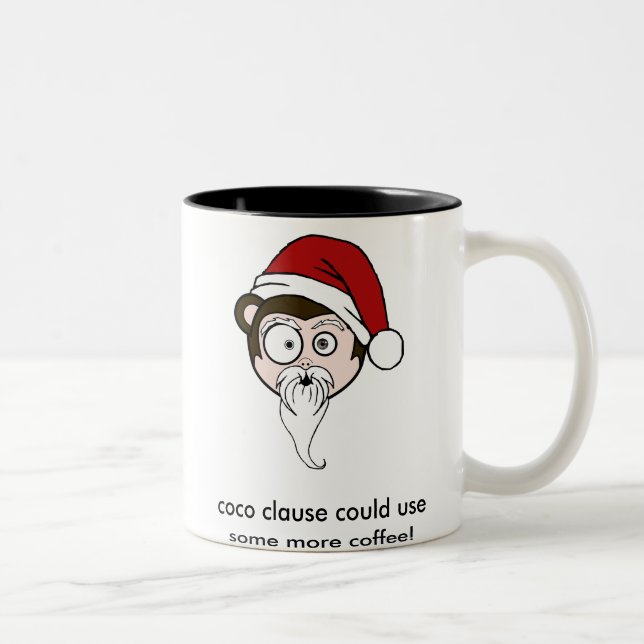 coco clause. Two-Tone coffee mug (Right)