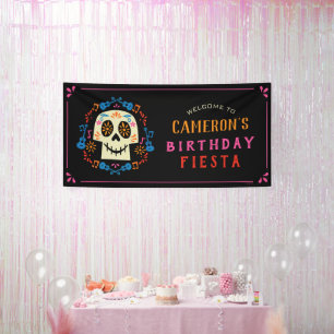 Coco Colorful Birthday Fiesta Welcome Banner