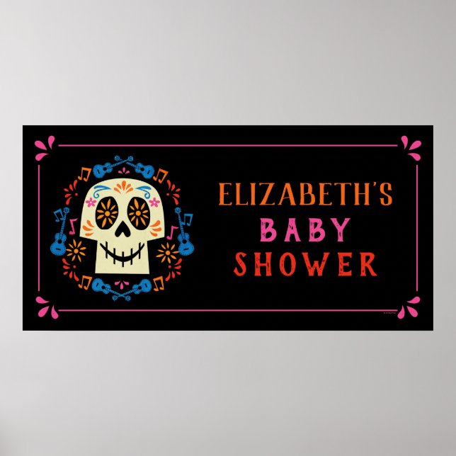 Coco Colourful Baby Shower Poster (Front)