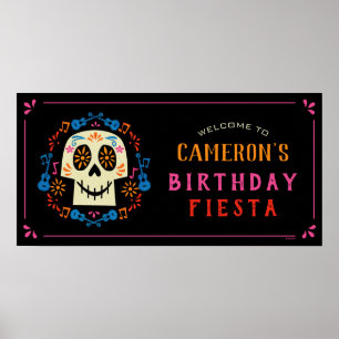 Coco Colourful Birthday Fiesta Poster