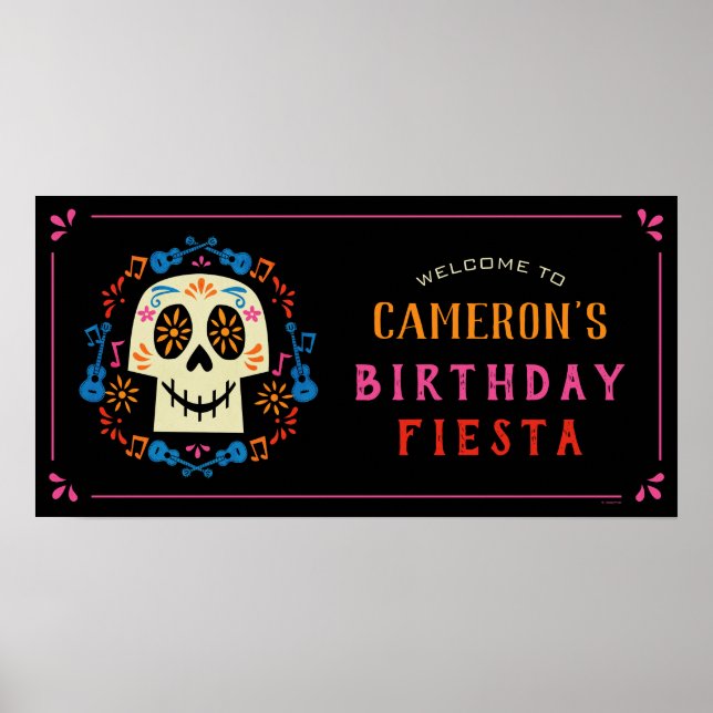 Coco Colourful Birthday Fiesta Poster (Front)