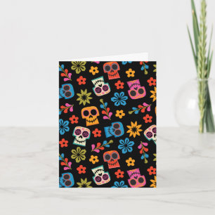 Coco Colourful Birthday Fiesta Thank You Card