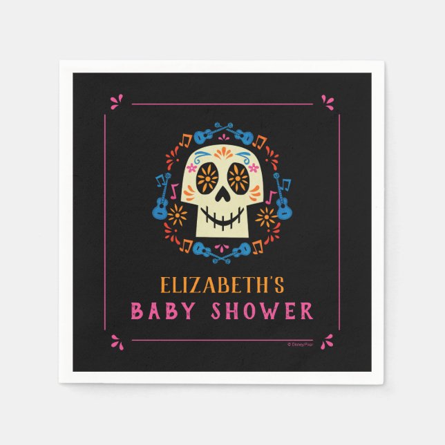 Coco Colourful Coco Baby Shower Napkin (Front)