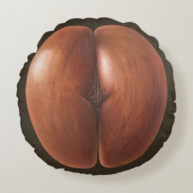 Coco de Mer Maldives 2012 Round Pillow (Front)