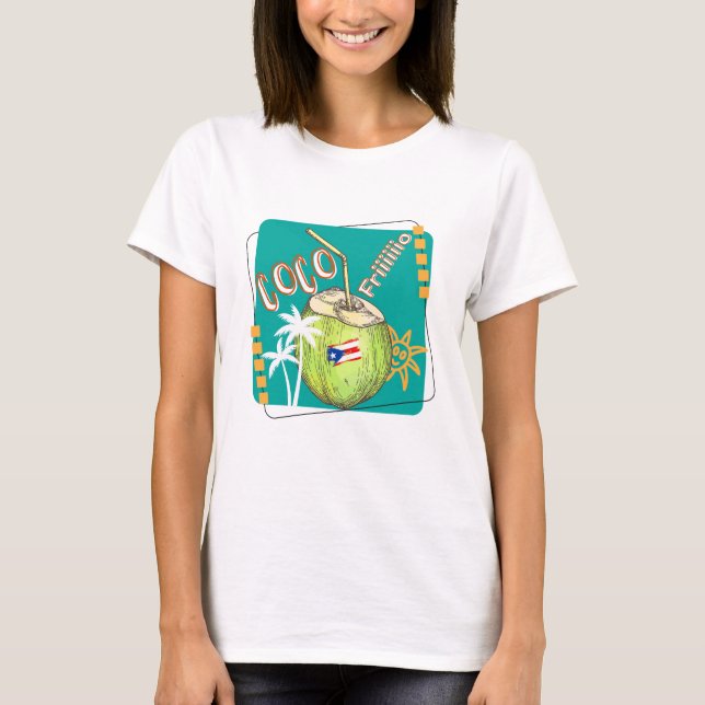 Coco frio Puerto Rico  T-Shirt (Front)