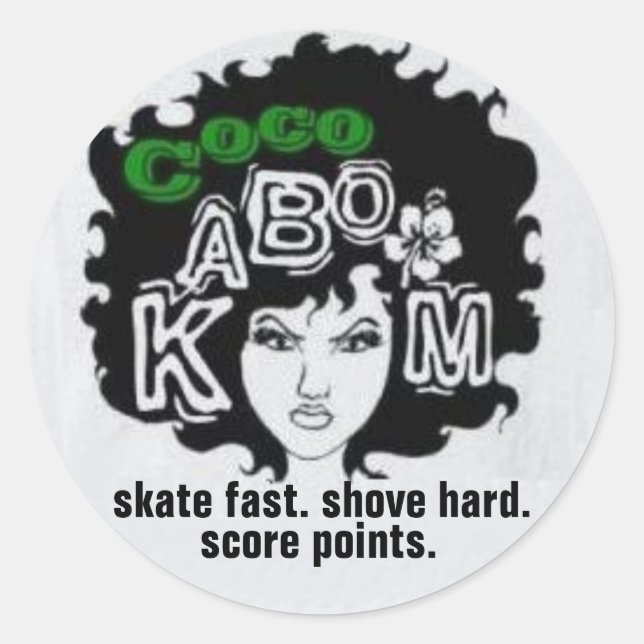 Coco LetterFro Sticker (Front)