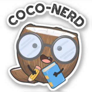 Coco-nerd Funny Fruit Coconut Pun