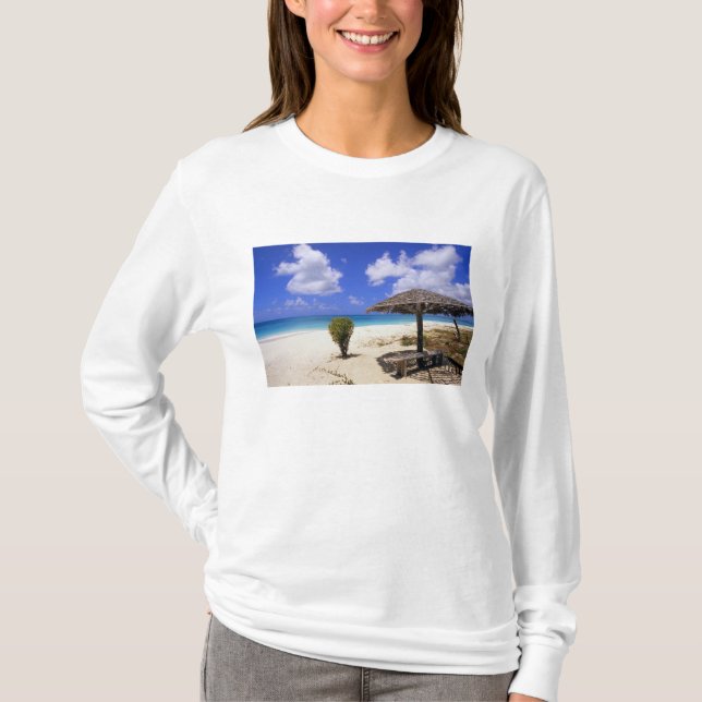 Coco Point Beach, Barbuda, Antigua T-Shirt (Front)