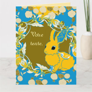 Coco the rabbit card